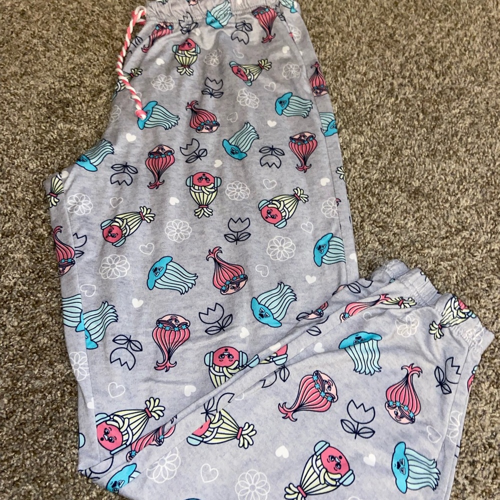 Trolls pajama pants womens